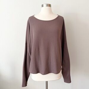 Vuori Women’s Slouchy Waffle Crew Hazel M/L